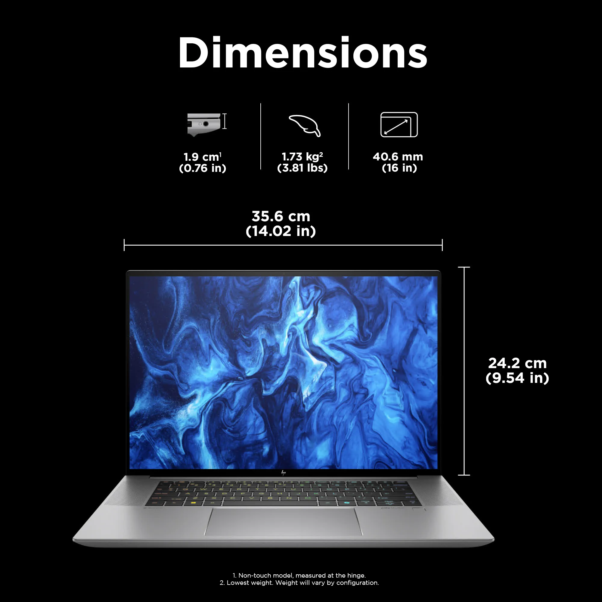 HP ZBook Studio G11 Intel Core Ultra 9 185H 16inch WQUXGA 2x32GB DDR5 1TB SSD RTX 4070 8GB Wi-Fi 7 BT 5.4 W11P 3y SmartBuy (ML)