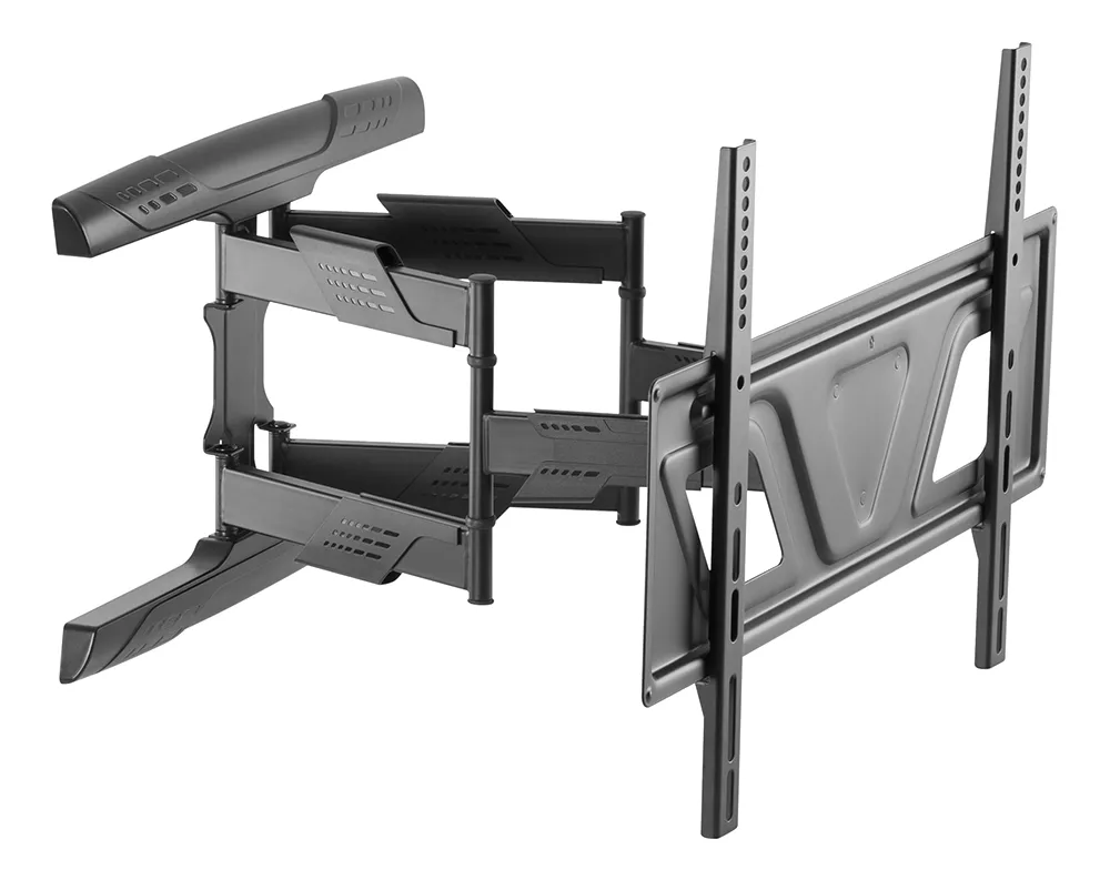 DELTACO Office, slim full-motion 3-way wall, 37&quot;-80&quot;, 45kg, 200x200-60