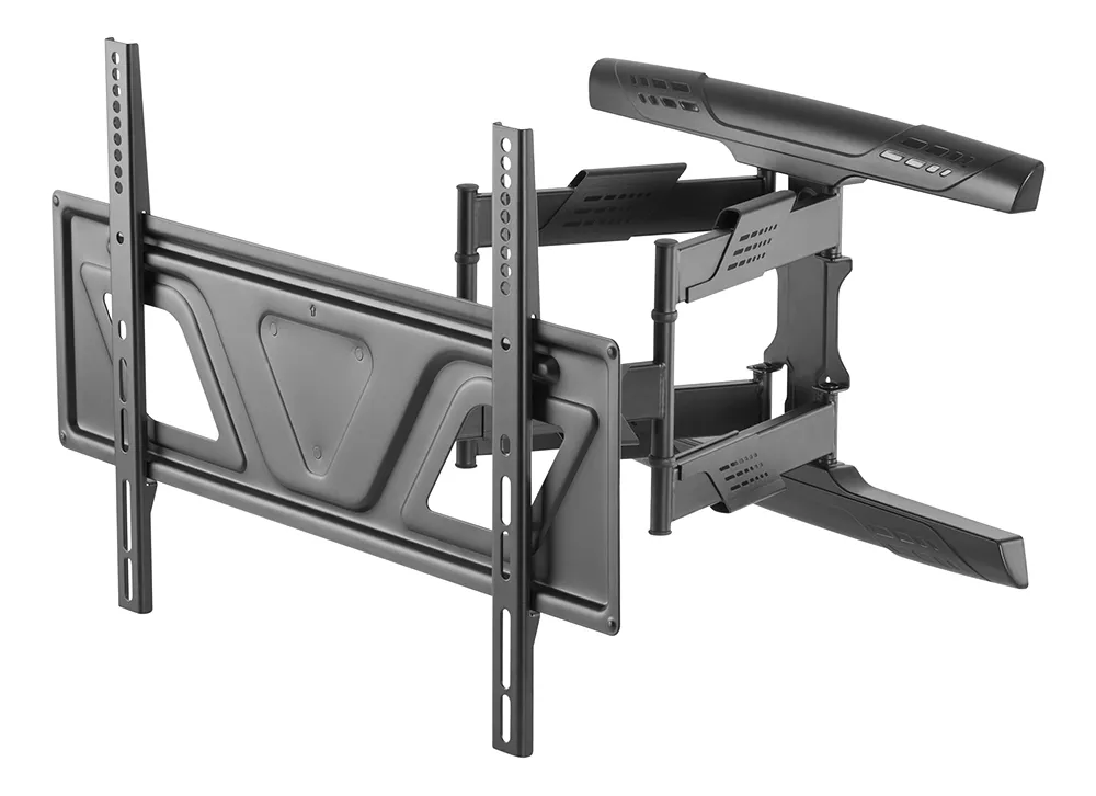 DELTACO Office, slim full-motion 3-way wall, 37&quot;-80&quot;, 45kg, 200x200-60