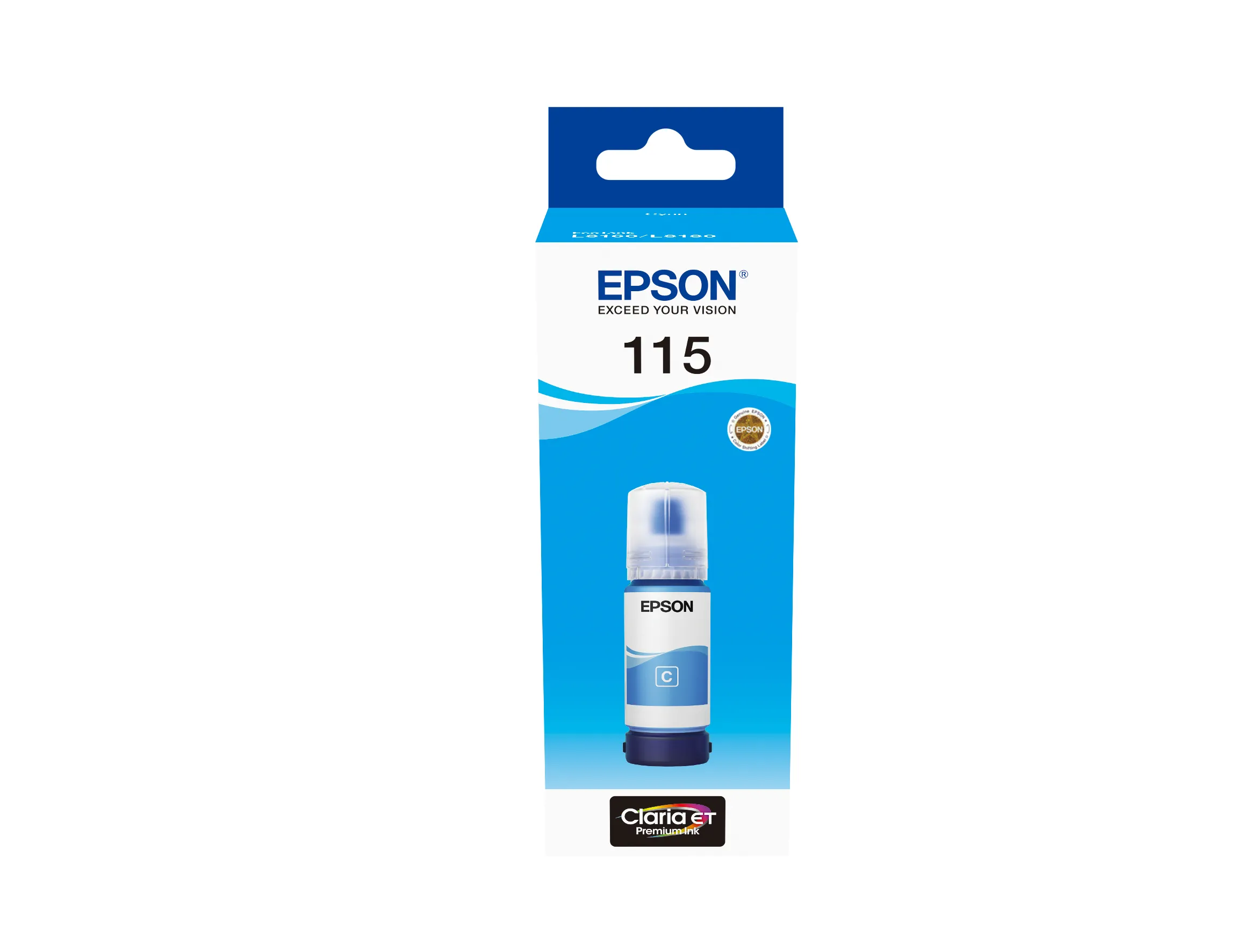 Epson EcoTank 115 bl&auml;ckflaska, 70 ml, cyan