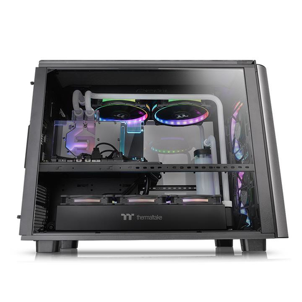 Thermaltake Level 20 XT, Mini Tower case, window, Black,Silver