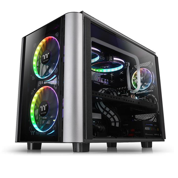 Thermaltake Level 20 XT, Mini Tower case, window, Black,Silver