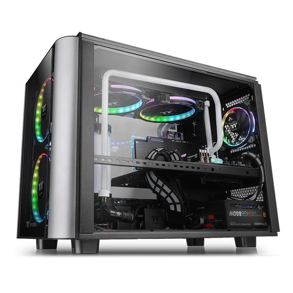 Thermaltake Level 20 XT, Mini Tower case, window, Black,Silver