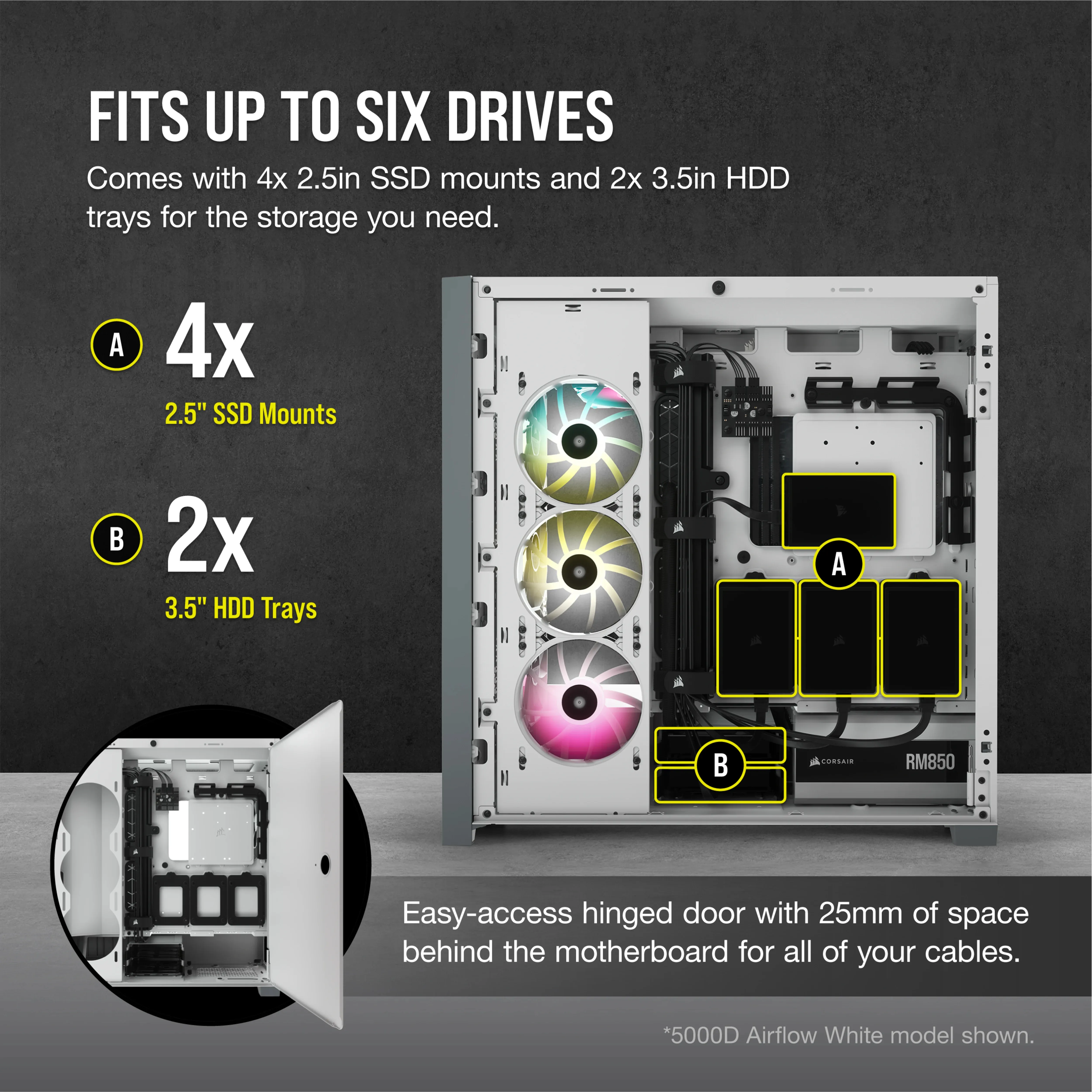 Corsair 5000D AIRFLOW - Mid Tower case, Black