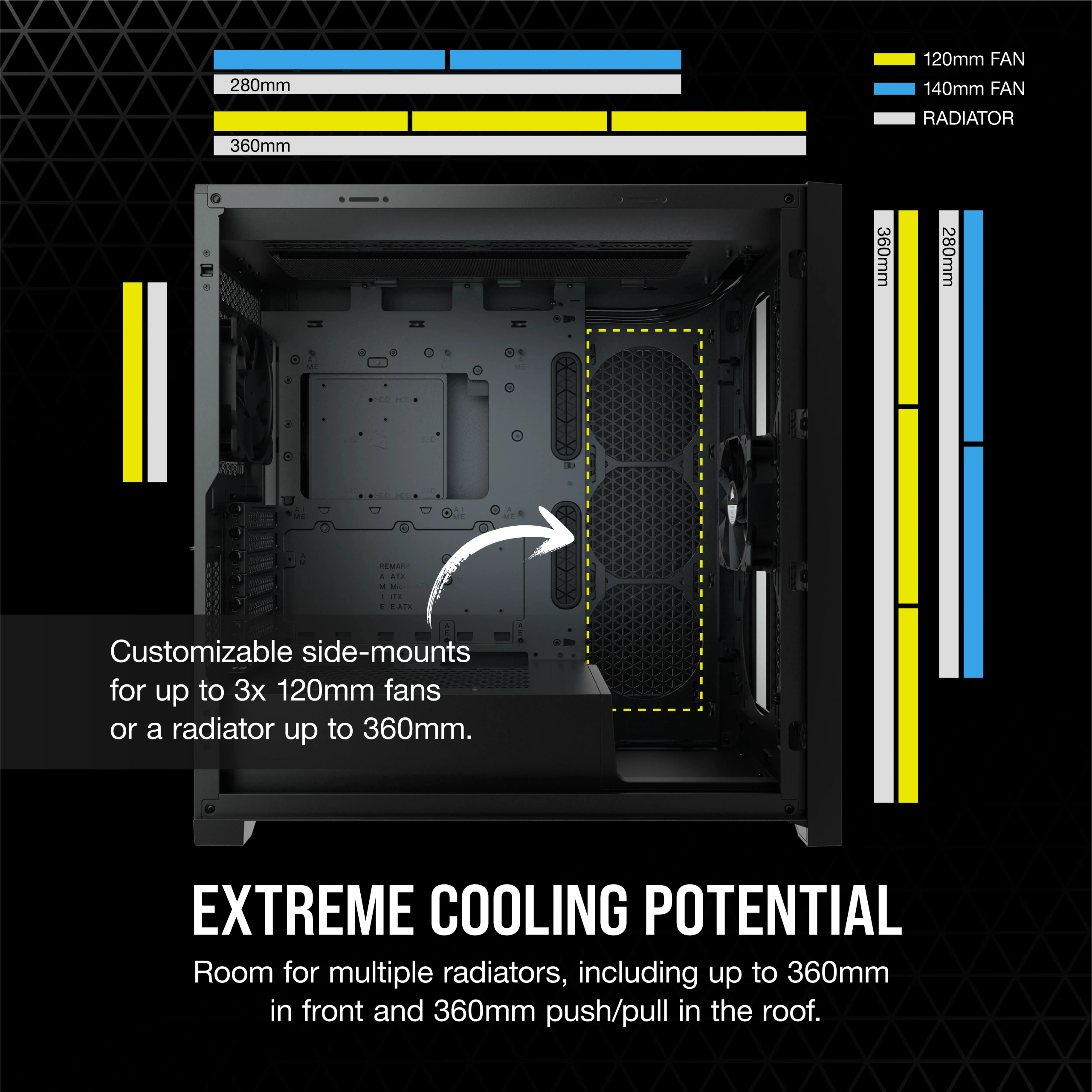 Corsair 5000D AIRFLOW - Mid Tower case, Black