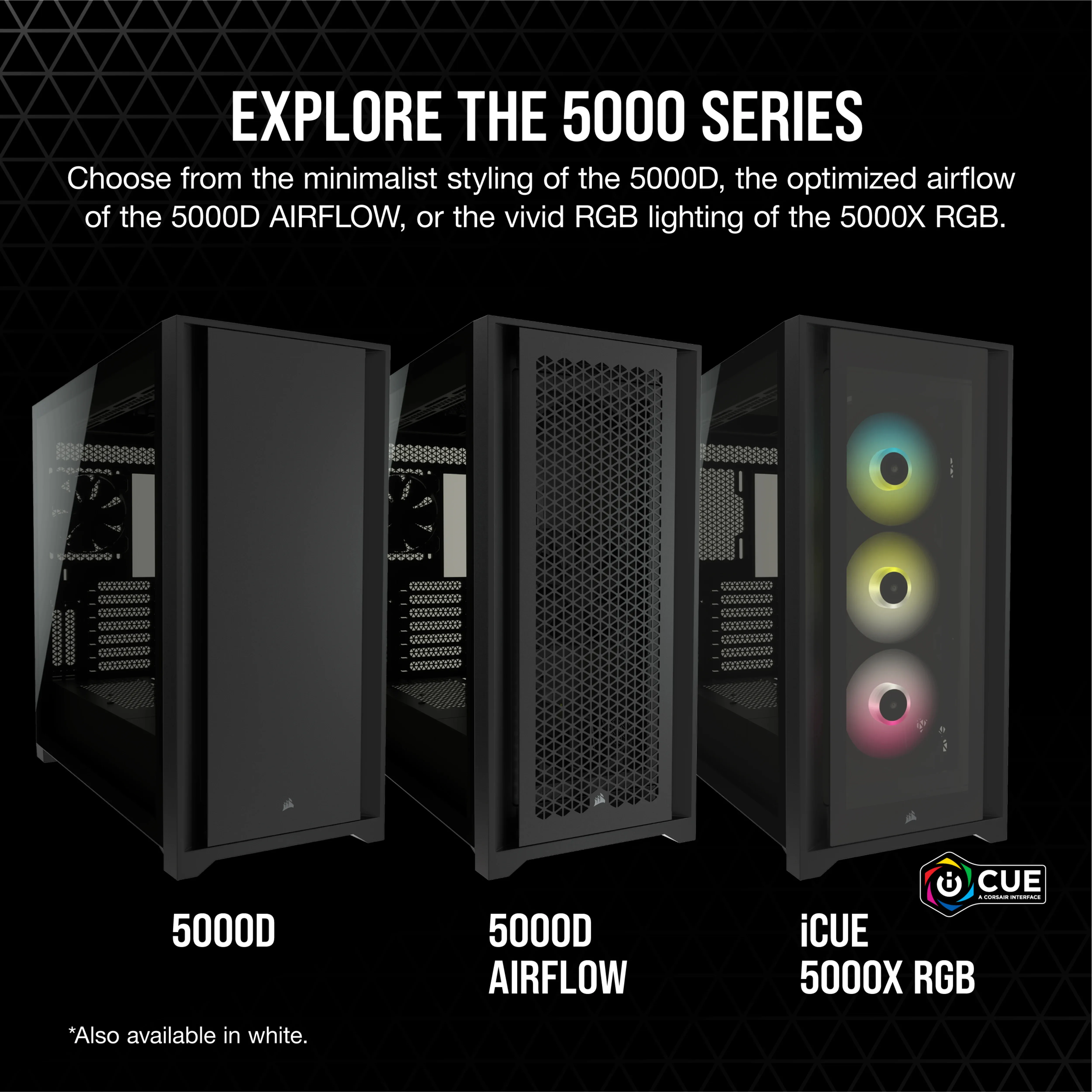 Corsair 5000D AIRFLOW - Mid Tower case, Black
