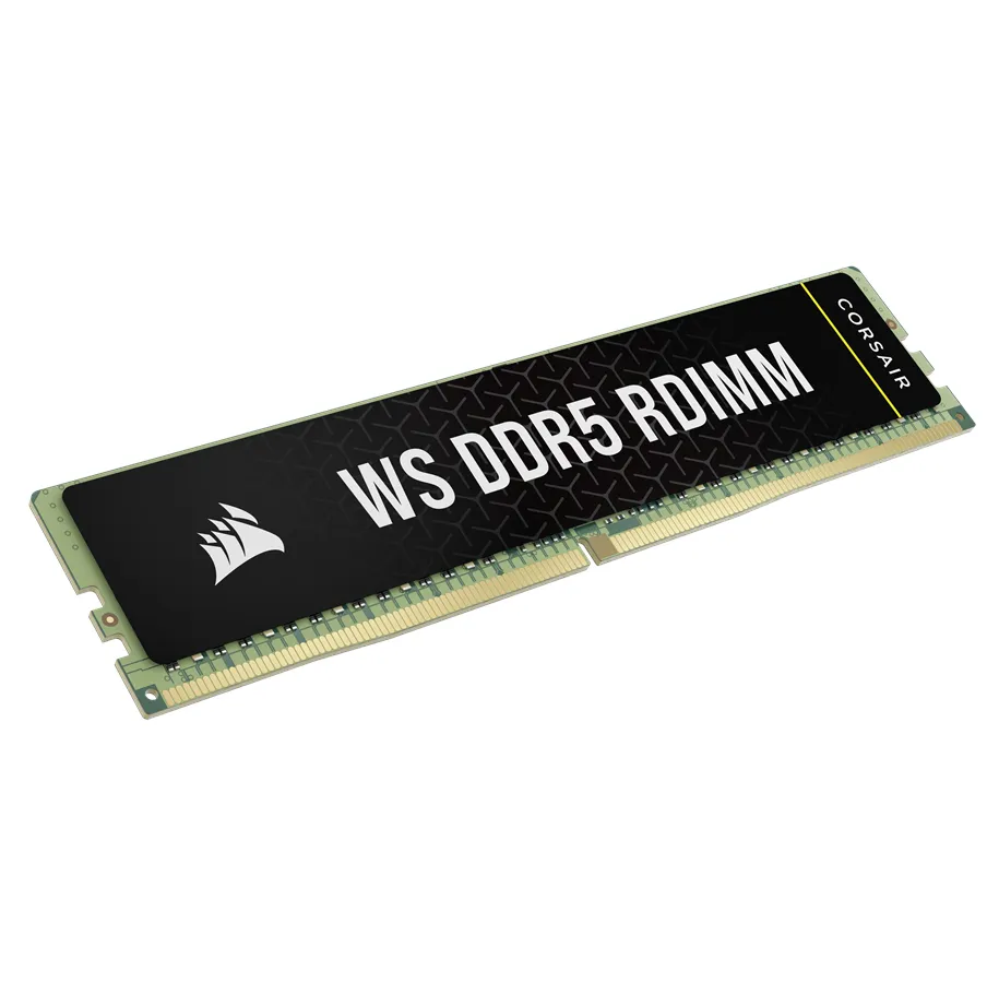 CORSAIR WS 128GB 8x16GB DDR5 5600MT/s RDIMM CL40-40-40-77 1.25V Intel XMP Memory