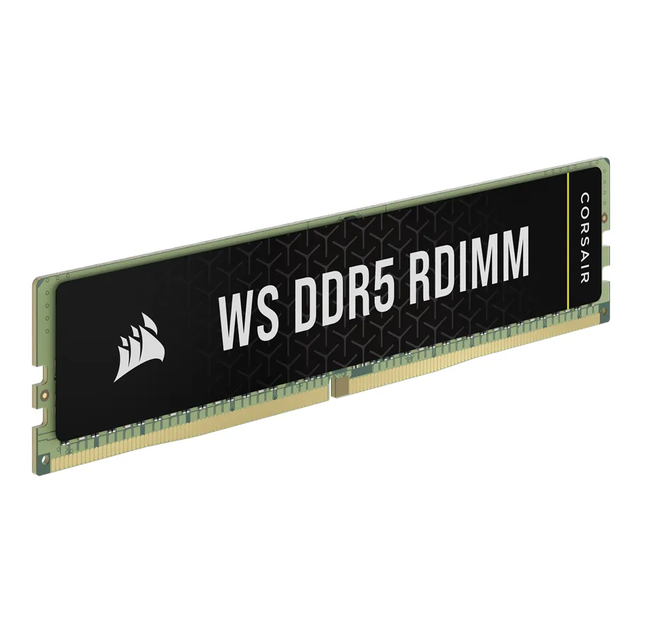 CORSAIR WS 128GB 8x16GB DDR5 5600MT/s RDIMM CL40-40-40-77 1.25V Intel XMP Memory