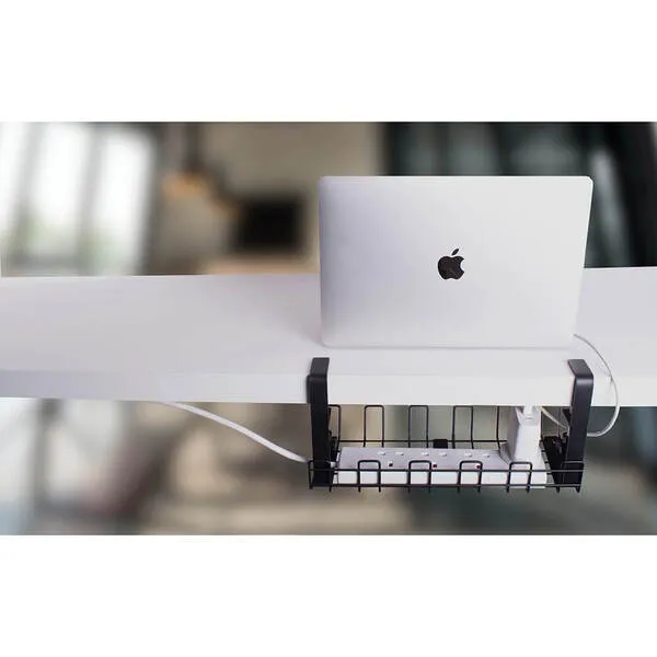 DESIRE2 Deskmate Cable Basket for Power Strip Black