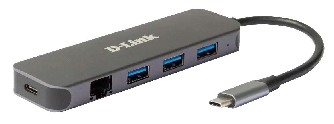 5-in-1 USB-C Hub with Gigabit