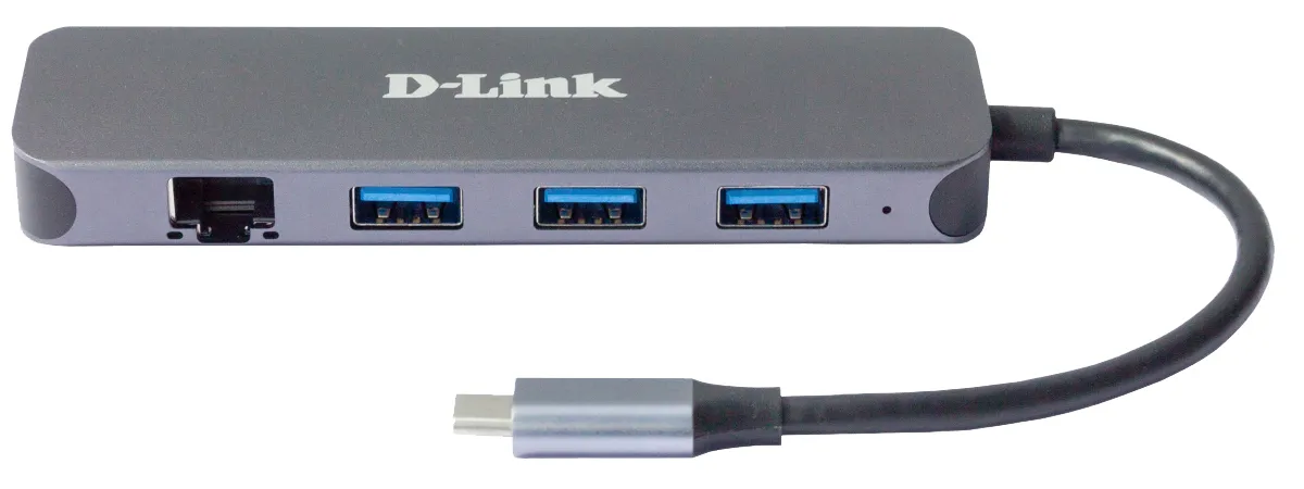 5-in-1 USB-C Hub with Gigabit