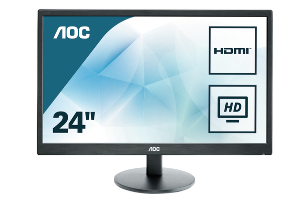 AOC 23.6" E2470SWHE, Full HD, TN - monitor
