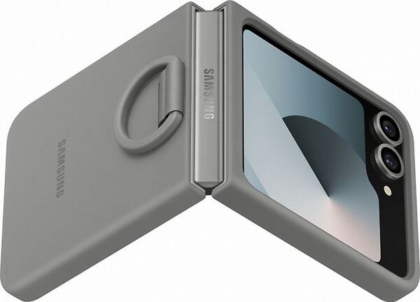 Samsung Galaxy Z Flip6 Silicone Case, Gray