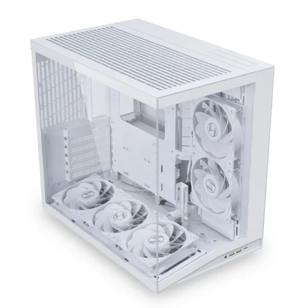 Lian Li O11D Mini V2 Flow -midi tower, White
