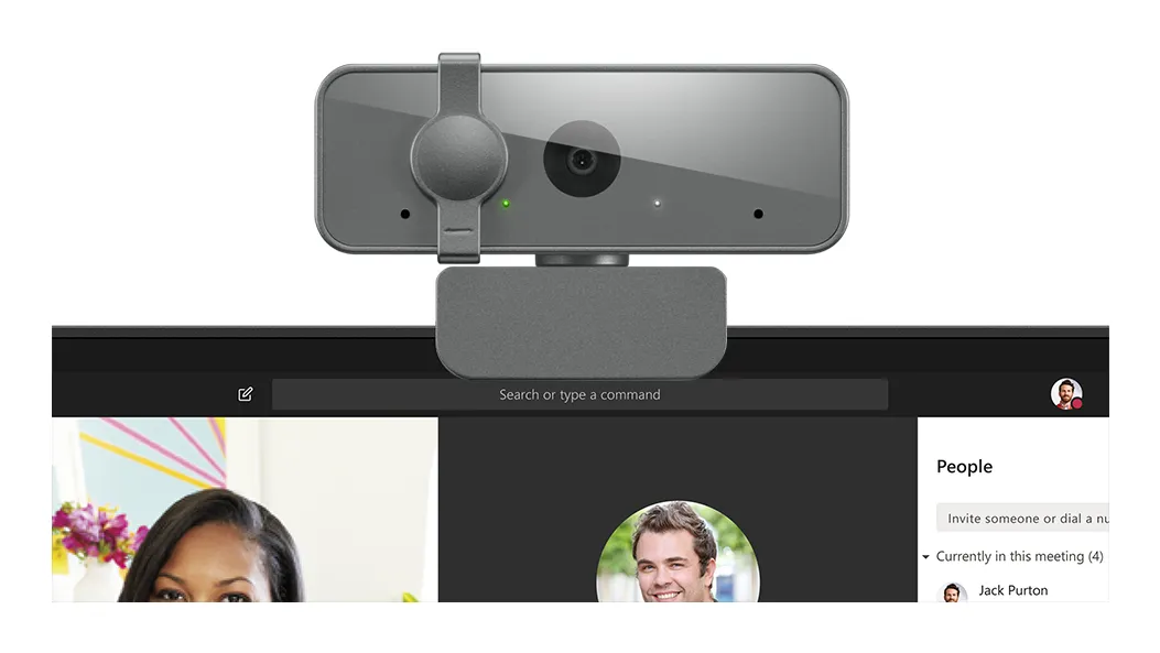 Lenovo Select FHD Gen2 Full HD 1080p -webkamera, harmaa
