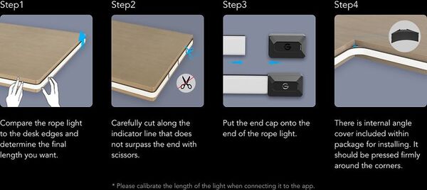 Govee Gaming Table Neon Light - light strip, 2 meters