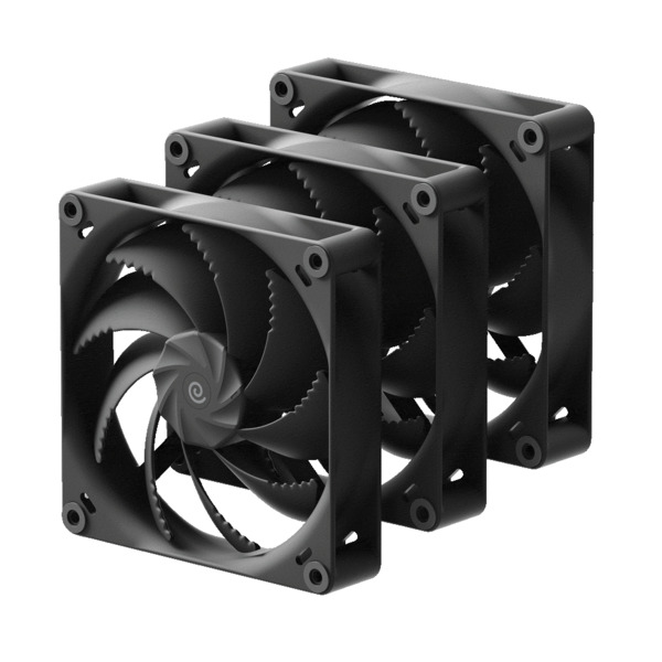 HAVN H14 PWM Fan Kit, Fluid Dynamic Bearing, 140mm, 3-pack, Black