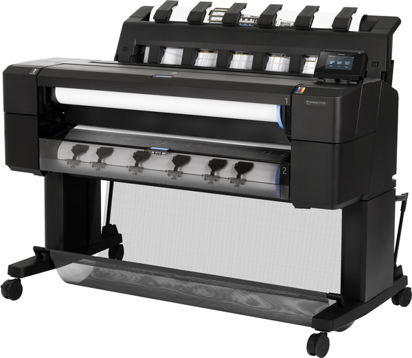 HP DesignJet T1530 - 36" suurkokotulostin - v&auml;ri - mustesuihku - Rulla (91,4 cm x 91,4 m), 914 x 1219 mm - 2400 x 1200 pistett&auml;/tuuma - jopa 0.35 min/sivu (mono