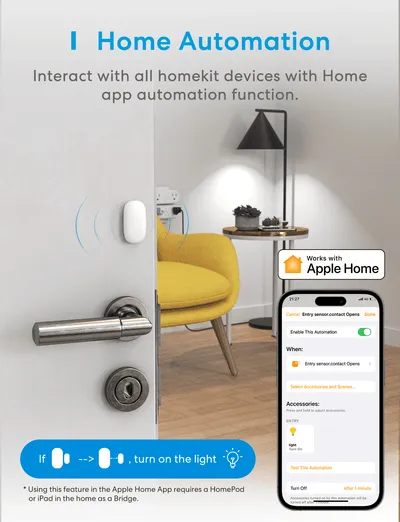 Meross Smart Door and Window Sensor Starter Kit incl. Hub
