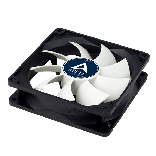 Arctic F9 Black 92mm Fan Low Noise, Standard Fan
