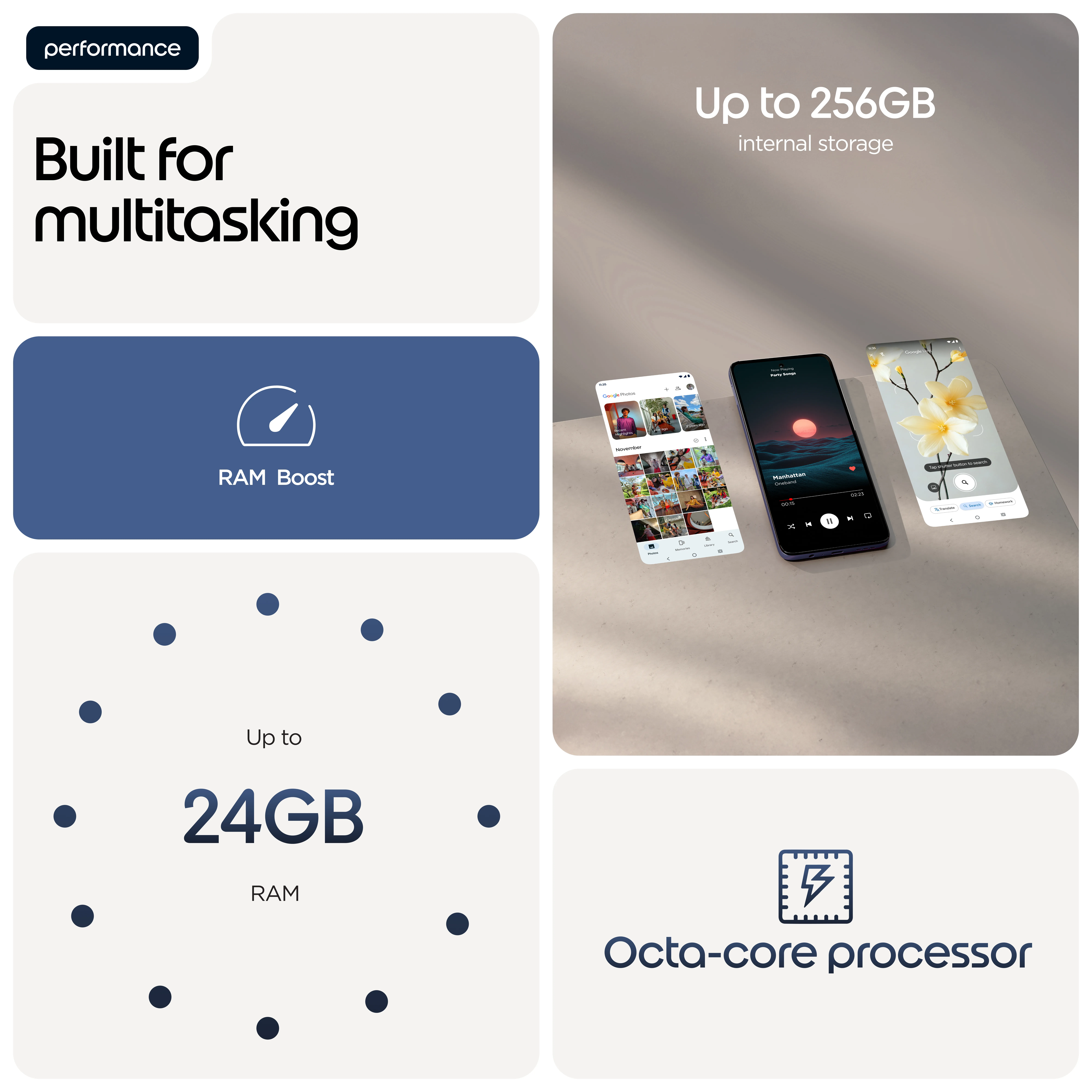 Motorola Moto G17 Power 8/256 GB, Pantone Evening Blue