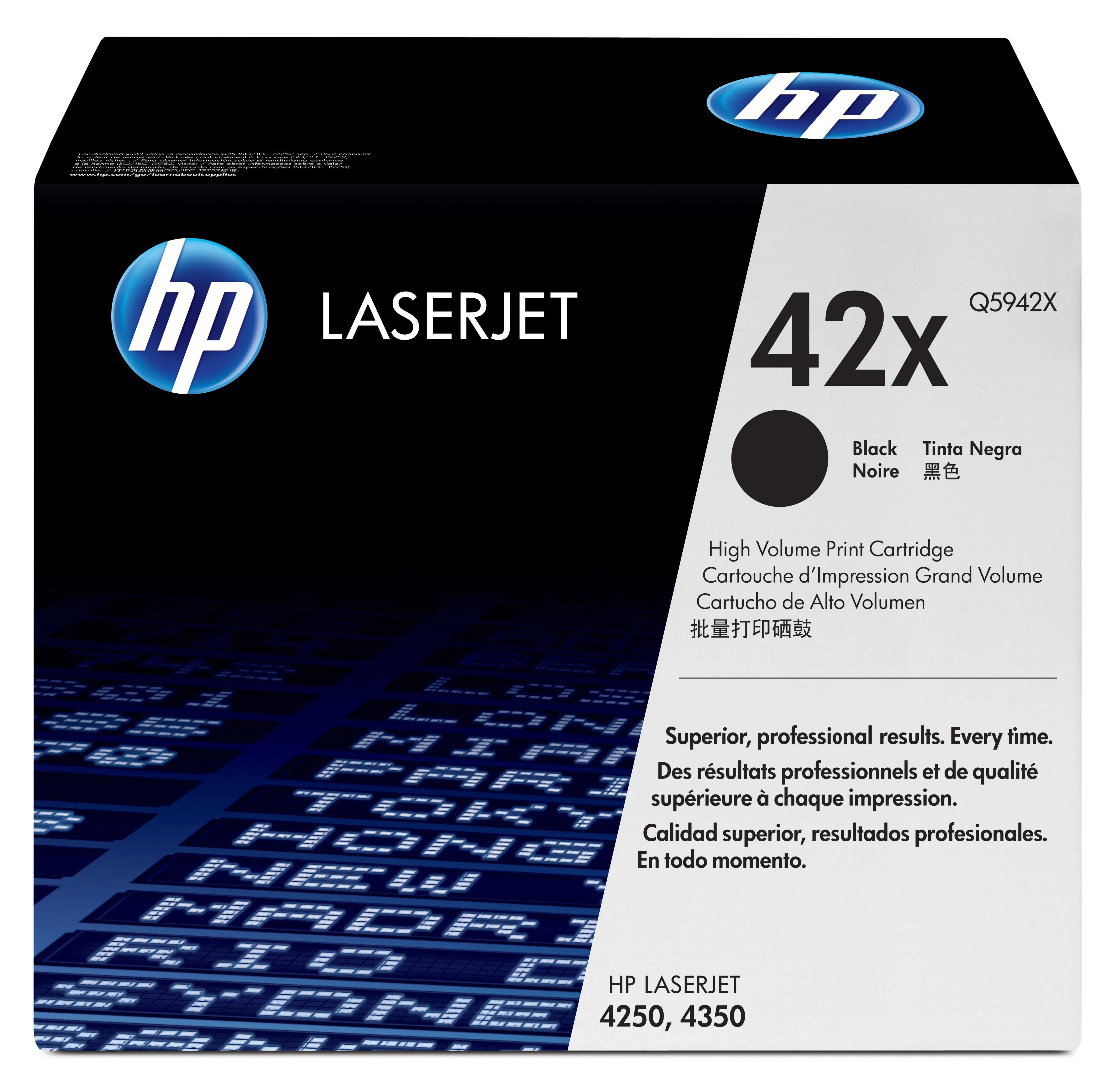 HP Q5942X High Yield toner cartridge, Black
