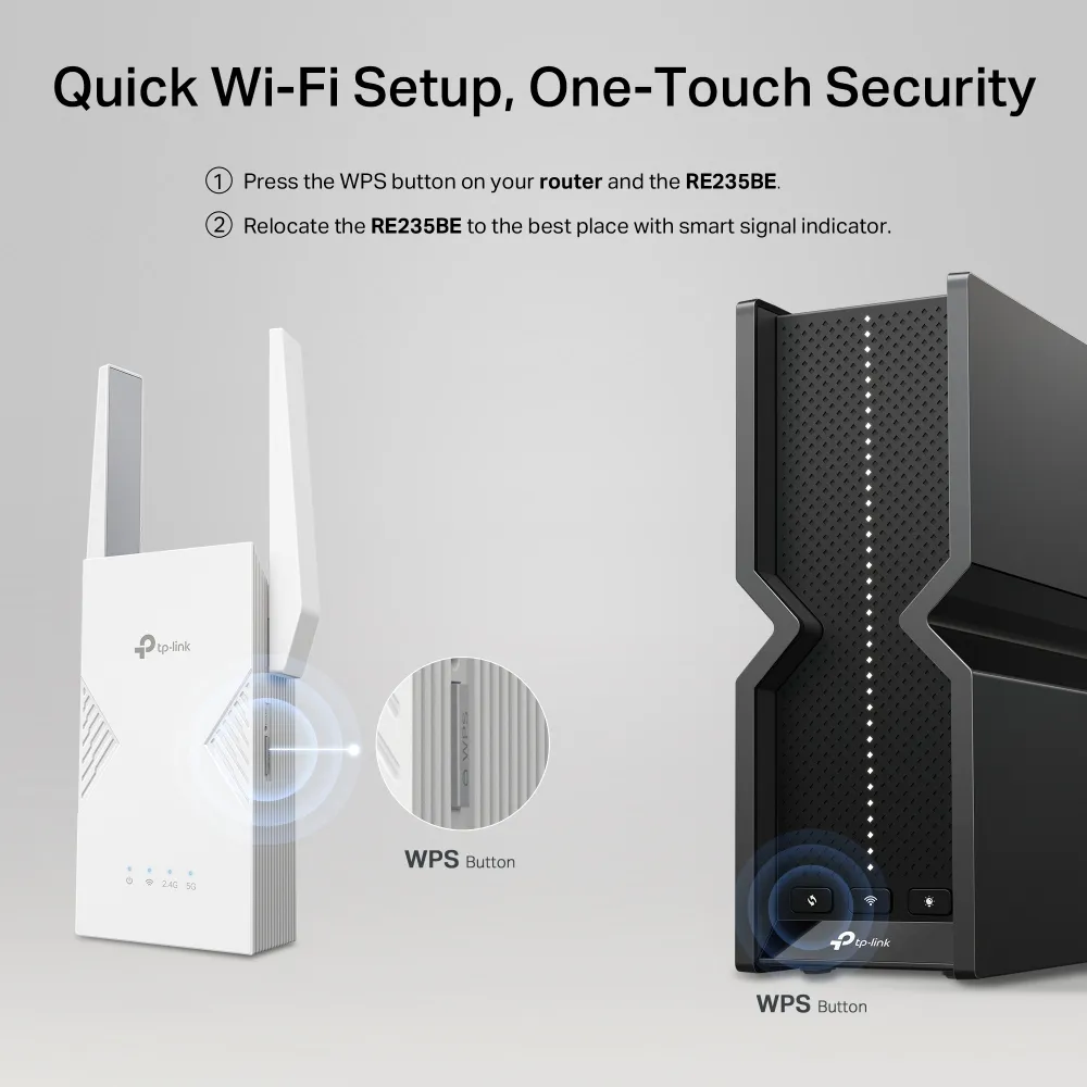 TP-LINK BE3600 RE235BE - Range Extender, White