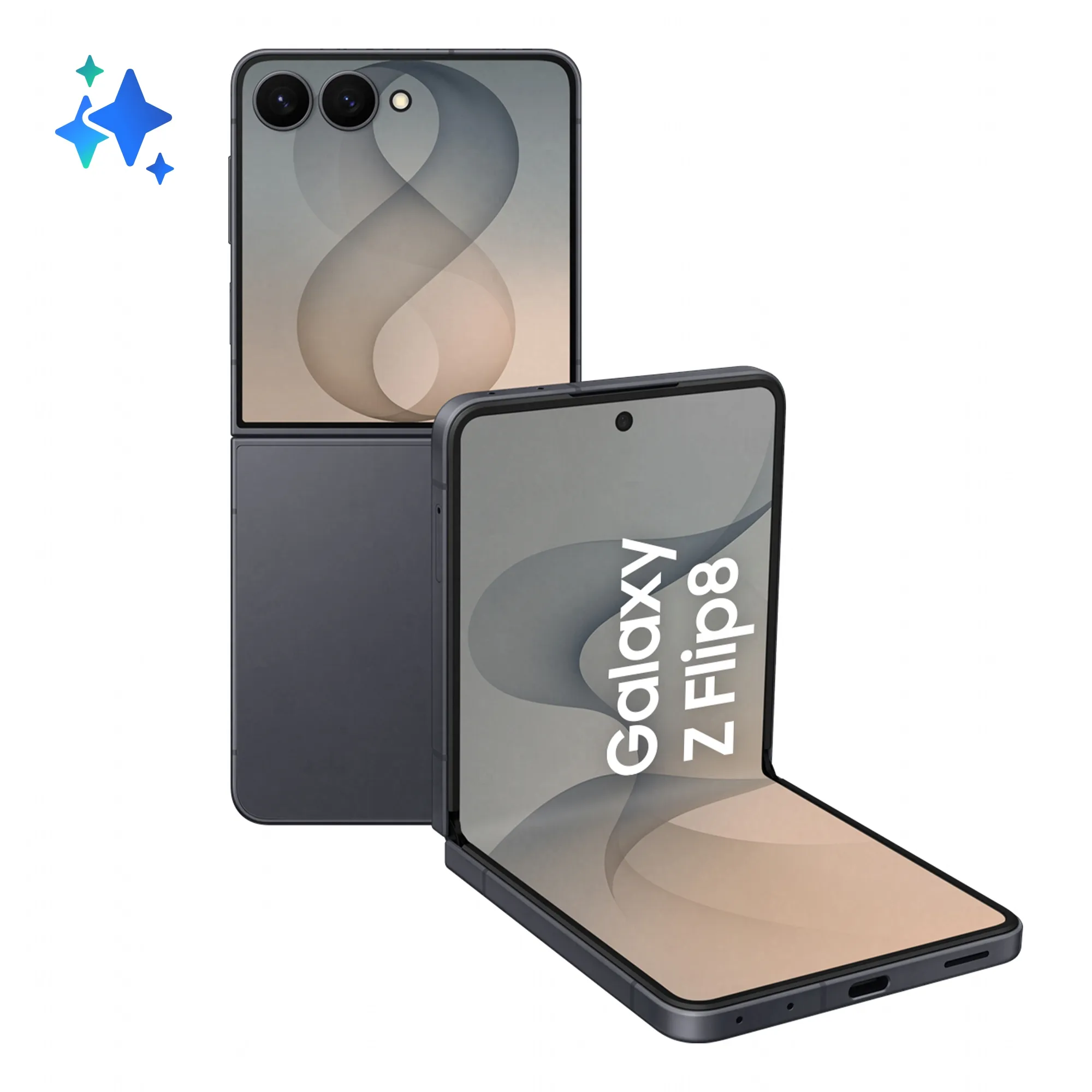 Samsung Galaxy Z Flip8 5G 12/256 Gt -puhelin, Graphite