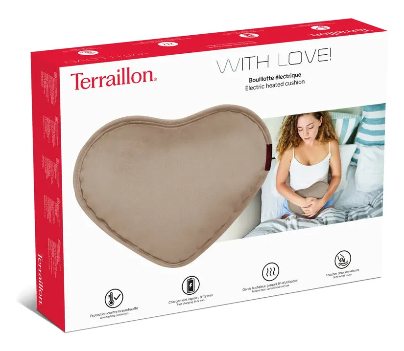 Terraillon Elektrisk V&auml;rmekudde WITH LOVE! 30x23x4,5cm