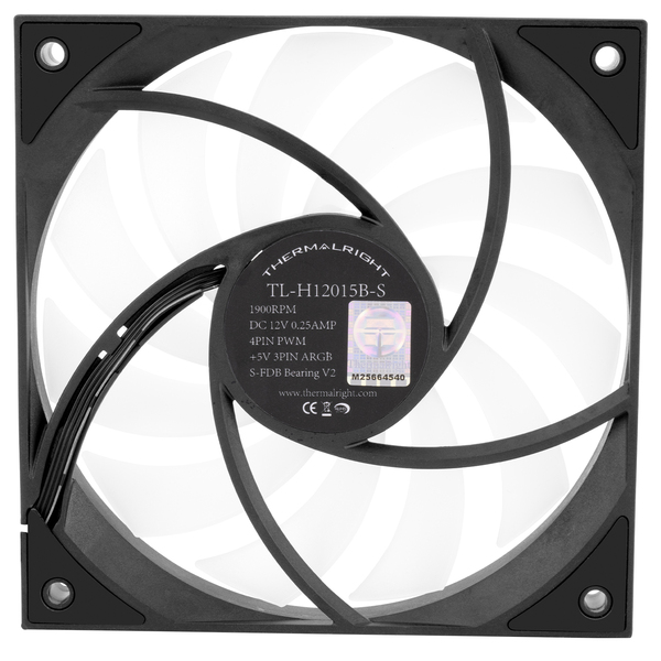 Thermalright TL-H12015B ARGB - case fan, Black
