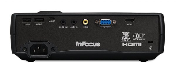 InFocus IN1118HD - DLP-projektori - 3D - 2200 lumenia - 1920 x 1080 - 16:9 - HD 1080p