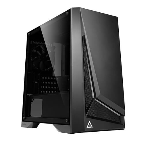Antec DP301M - Micro-tornikotelo, ikkunalla, Musta