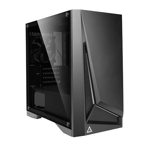 Antec DP301M - Micro-tornikotelo, ikkunalla, Musta