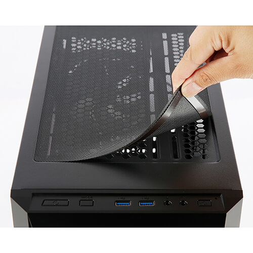 Antec DP301M - Micro-tornikotelo, ikkunalla, Musta