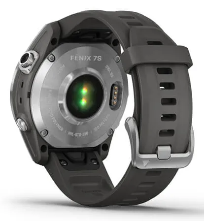 Garmin Fenix 7S -urheilukello, Silver/Graphite