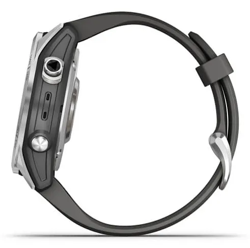 Garmin Fenix 7S -urheilukello, Silver/Graphite