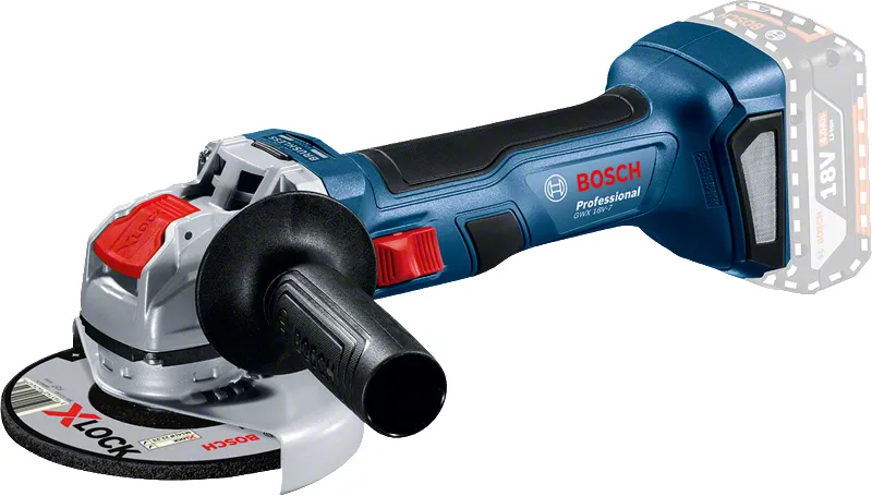 Bosch angle grinder X-LOCK GWX 18V-7 L - 06019H9104