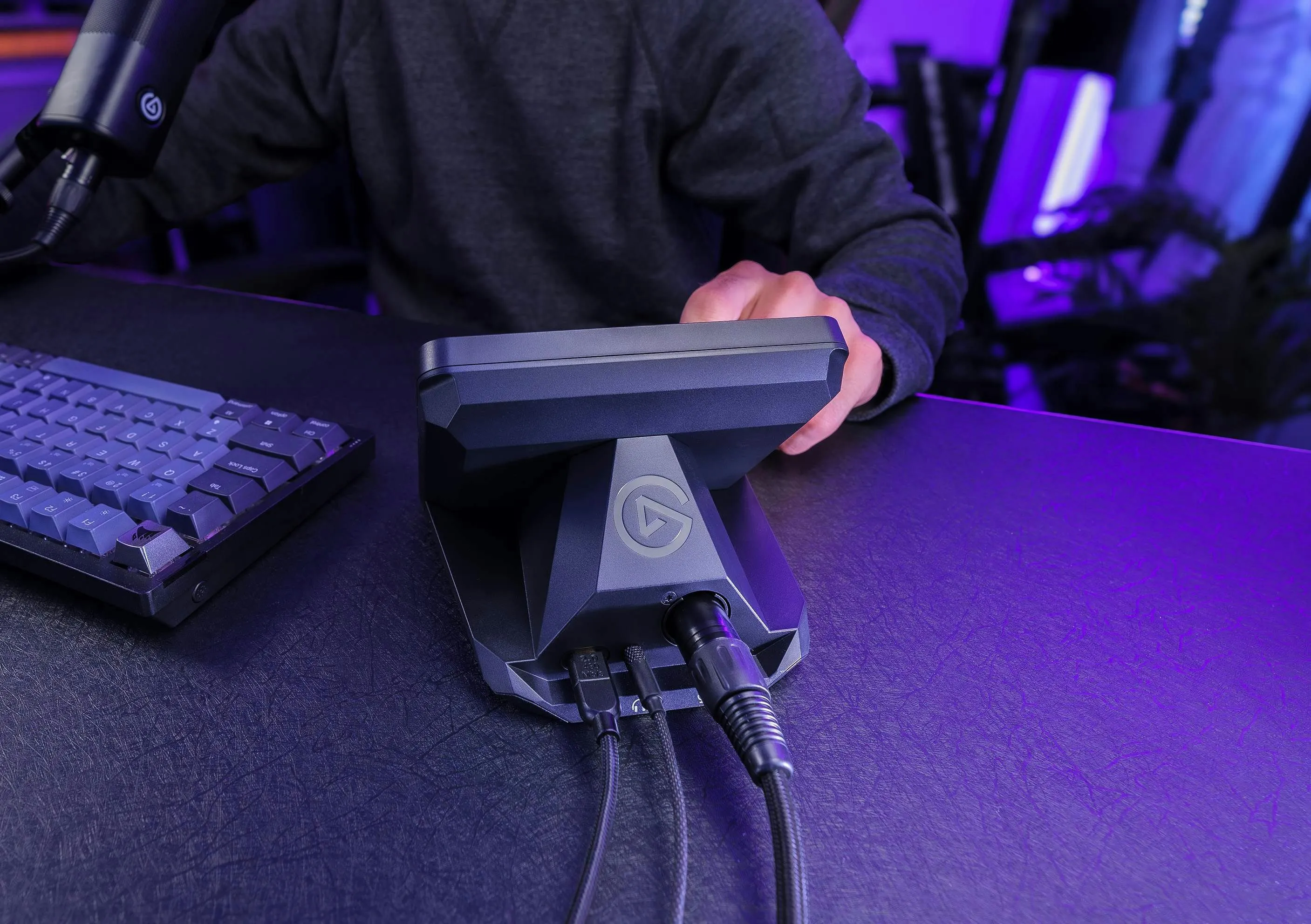 Elgato XLR Dock MK.2 ljudgr&auml;nssnittsdocka f&ouml;r Stream Deck +
