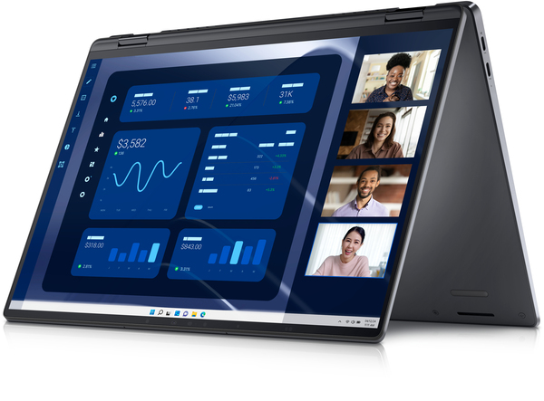 Dell Latitude 9450 14" QHD+ 2in1 Touchscreen, Intel Core Ultra 7-165U vPro, 32GB RAM, 1TB SSD, Win 11 Pro