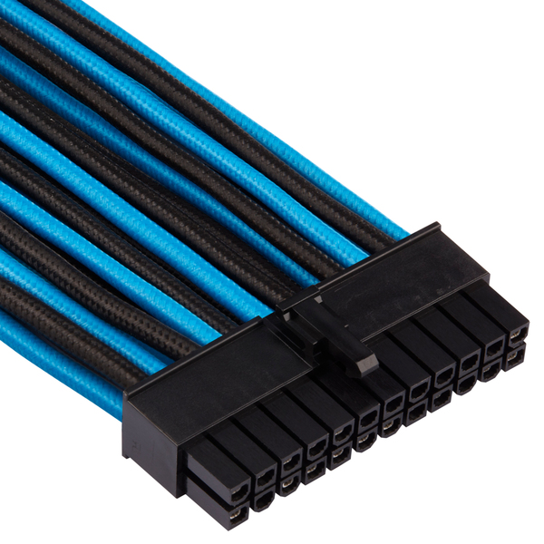 Cors. ATX 24-pin Gen 4 Indiv. Sleeved, Type 4, BL/BK