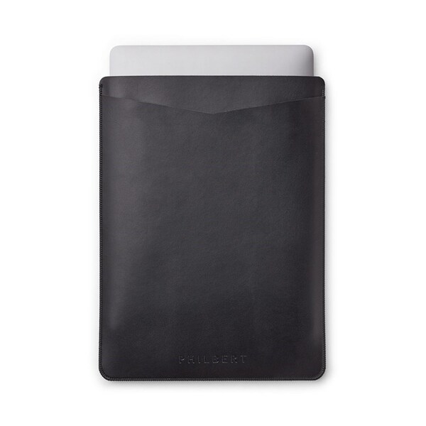 Philbert Ultra Slim Sleeve incl strap MacBook 14'' M1 2021, Black