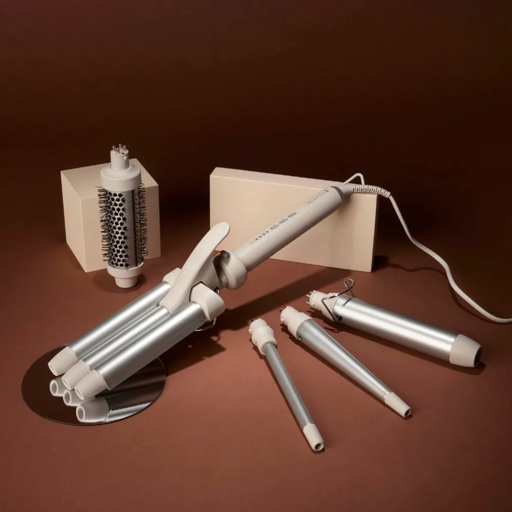 Remington Trendology CI41MS5 5-in-1 Multi-styler, Beige
