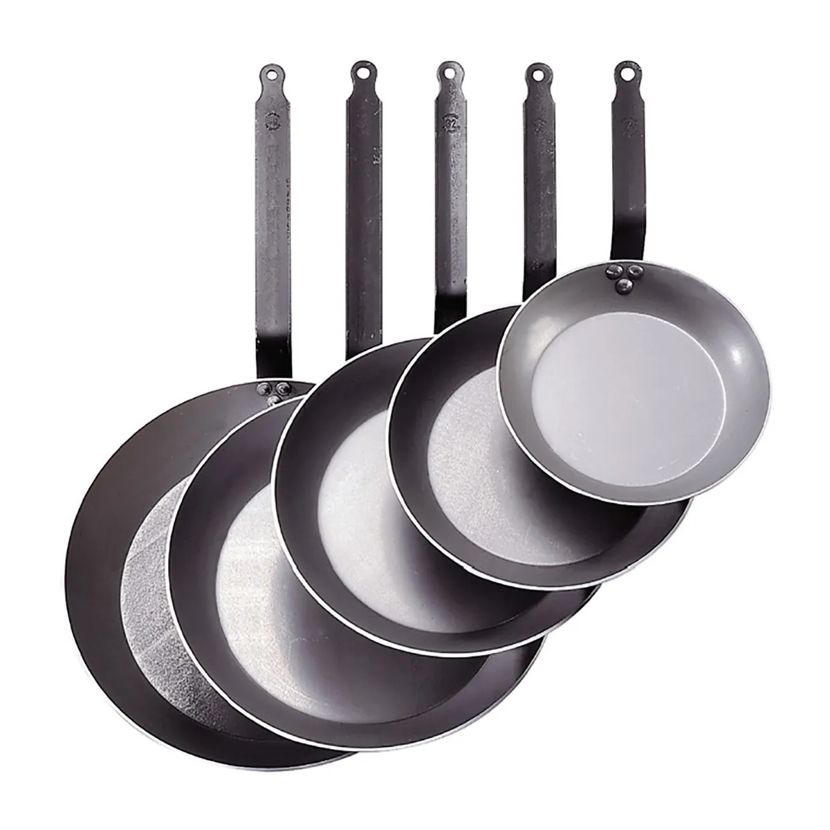 De Buyer Carbone Plus Lyonnaise stekpanna, 24 cm, St&aring;l