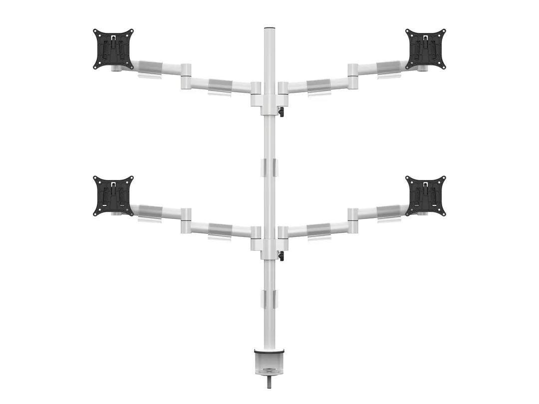 Multibrackets M VESA Deskmount Officeline Quad B2B, -monitor arm, white, 15&quot;-30&quot;