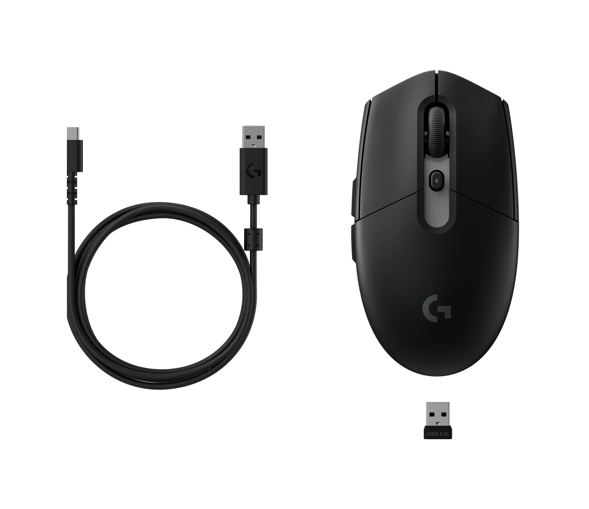 Logitech G305 X Superlight Wireless Gaming Mouse, Black
