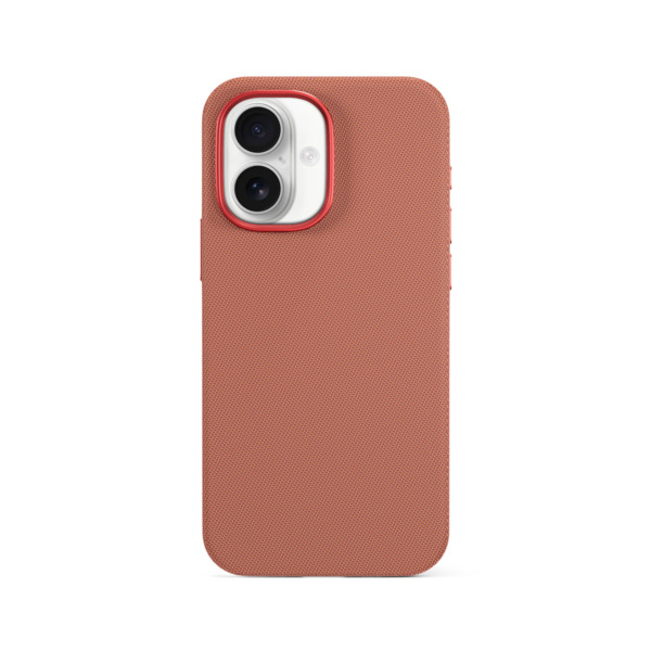Epico SolidWoven Pro Mag+ Case | iPhone 17 | Qi2  &amp;  MagSafe Compatible | Sienna | Raised Edges  &amp;  Camera Frame