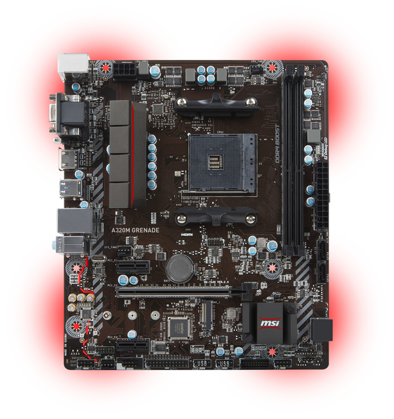 MSI A320M Grenade mATX - motherboard