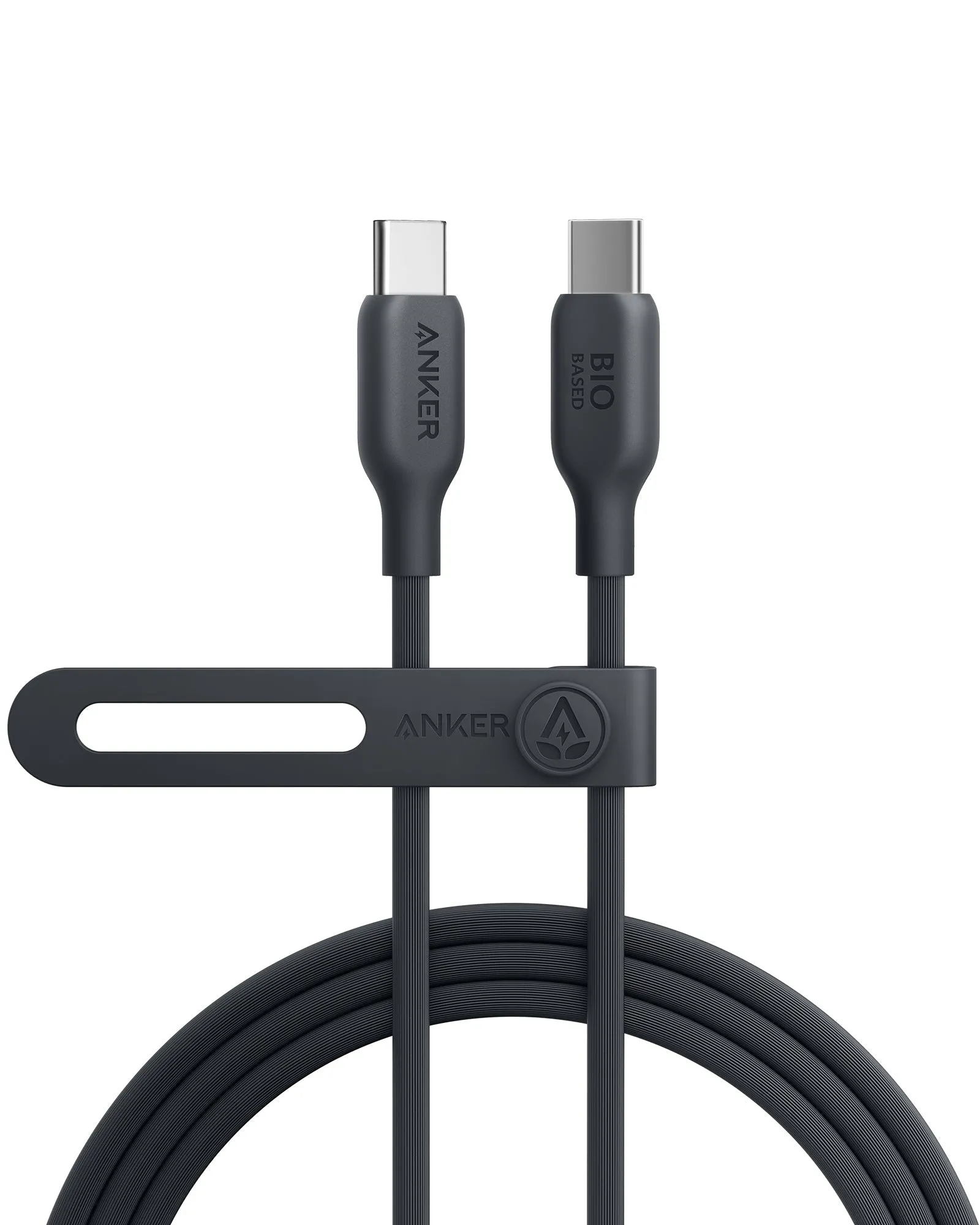 Anker 543 Eco-friendly Bio-TPU USC-C - USB-C - cable, Black, 1.8M