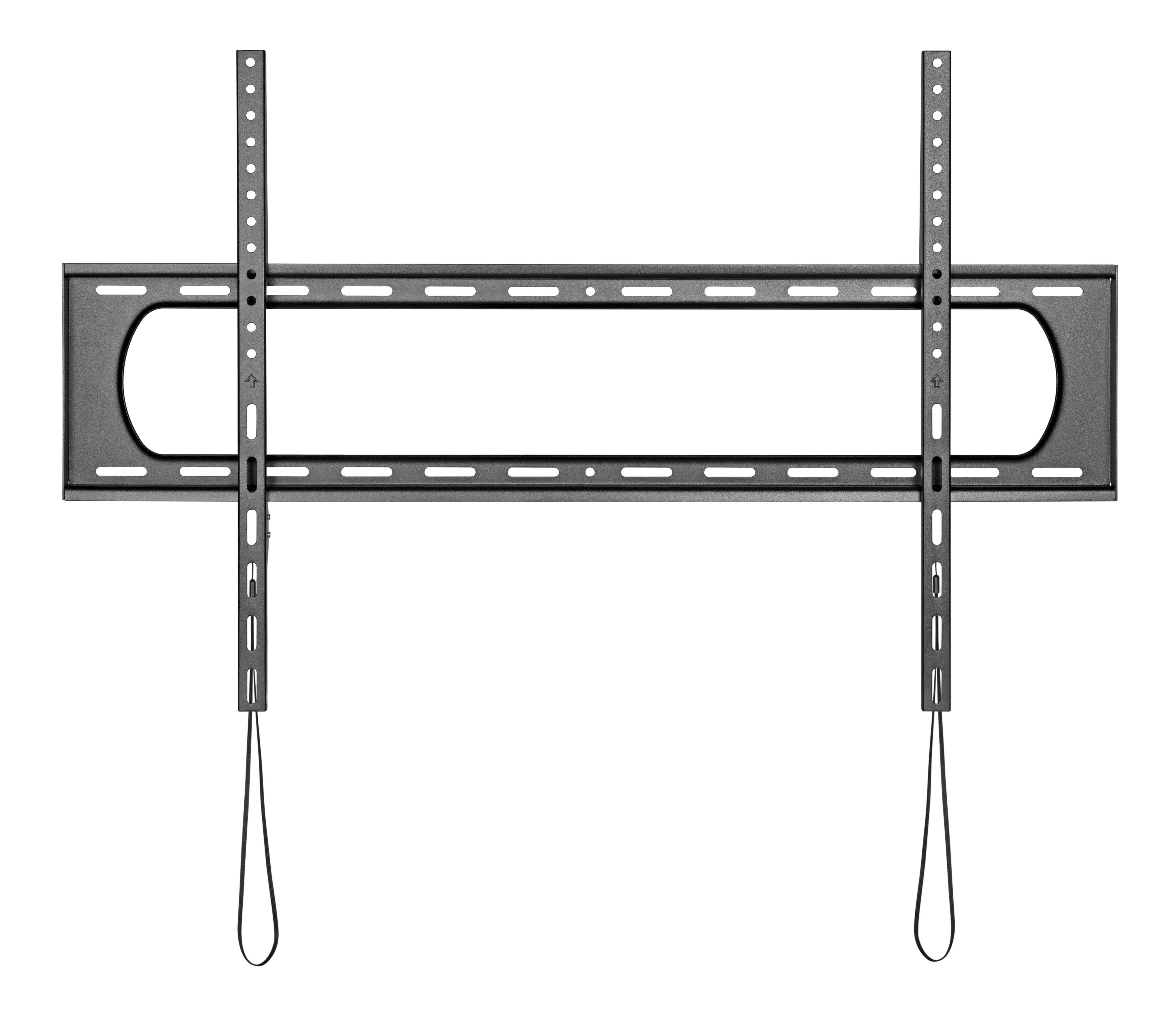 DELTACO OFFICE ARM-475-B Fixed TV Wall Mount, 60-120", 120 kg, black