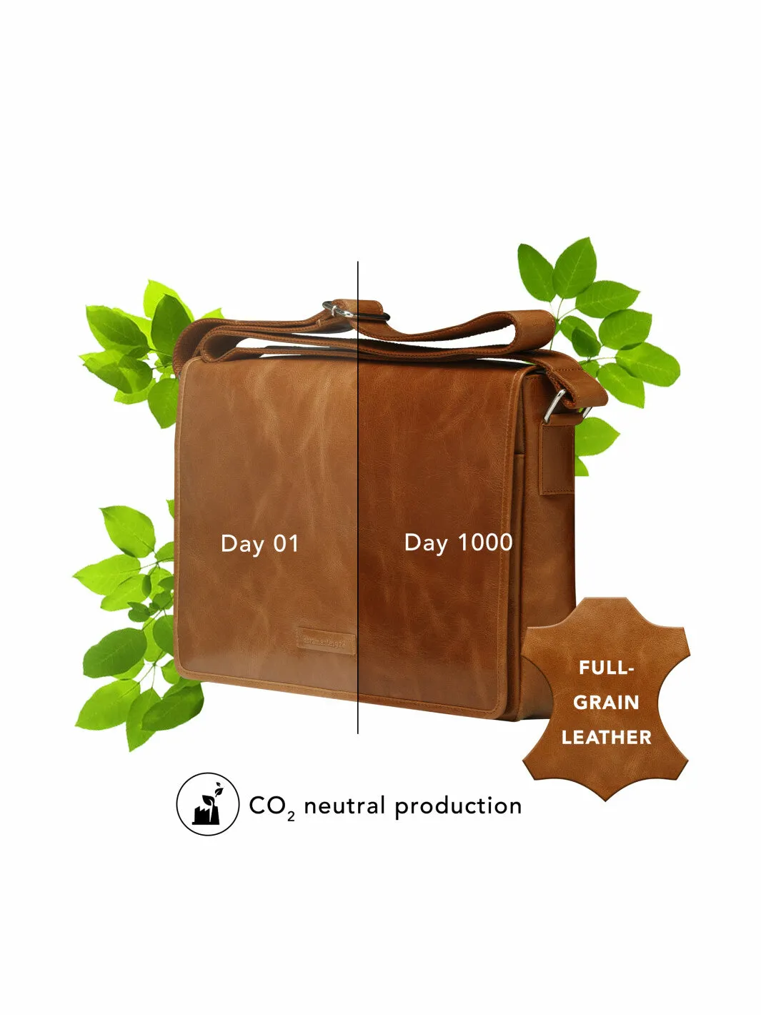 14'' Laptop Bag Marselisborg (2nd gen), Golden Tan